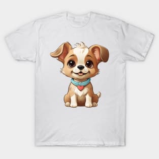 cute puppy smiling T-Shirt